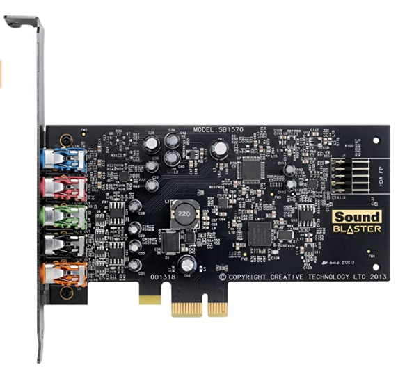Creative Sound Blaster Audigy FX PCIe 5.1 Sound Card with High Performance Headp...